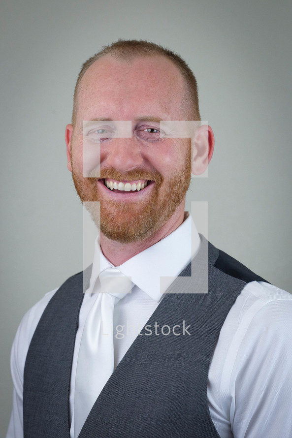 portrait of a smiling man 