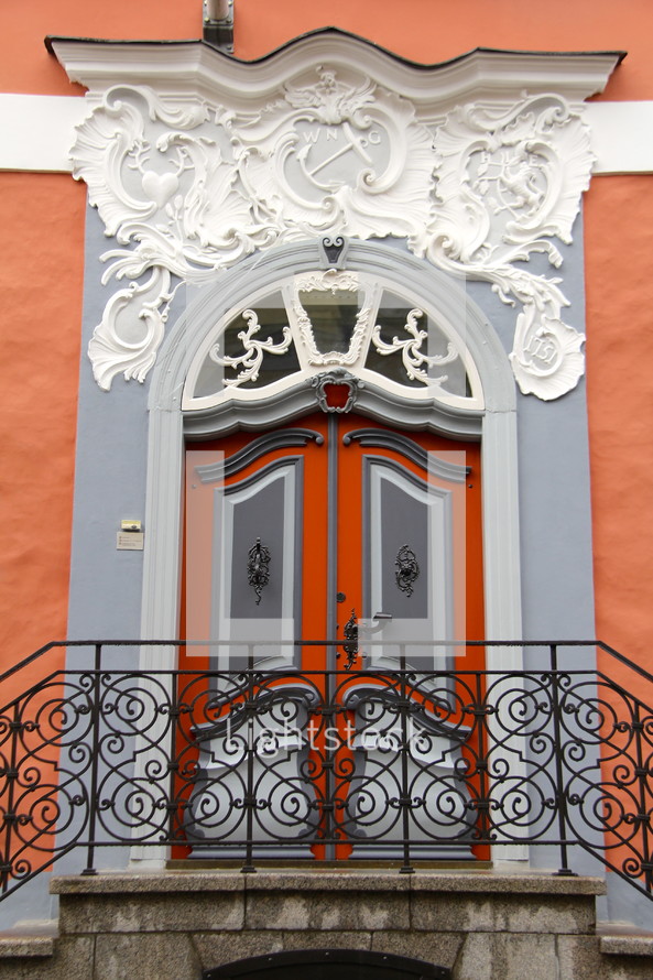 grand ornate entrance doorway