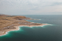 The Dead sea shoreline 