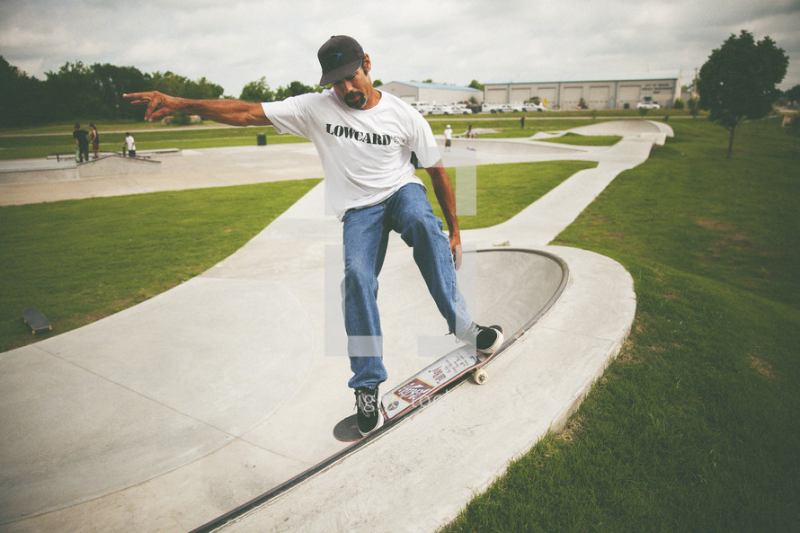 man skateboarding on a ramp