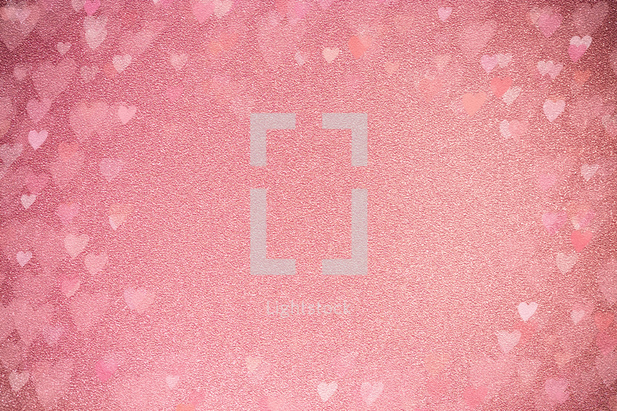 pink hearts background 