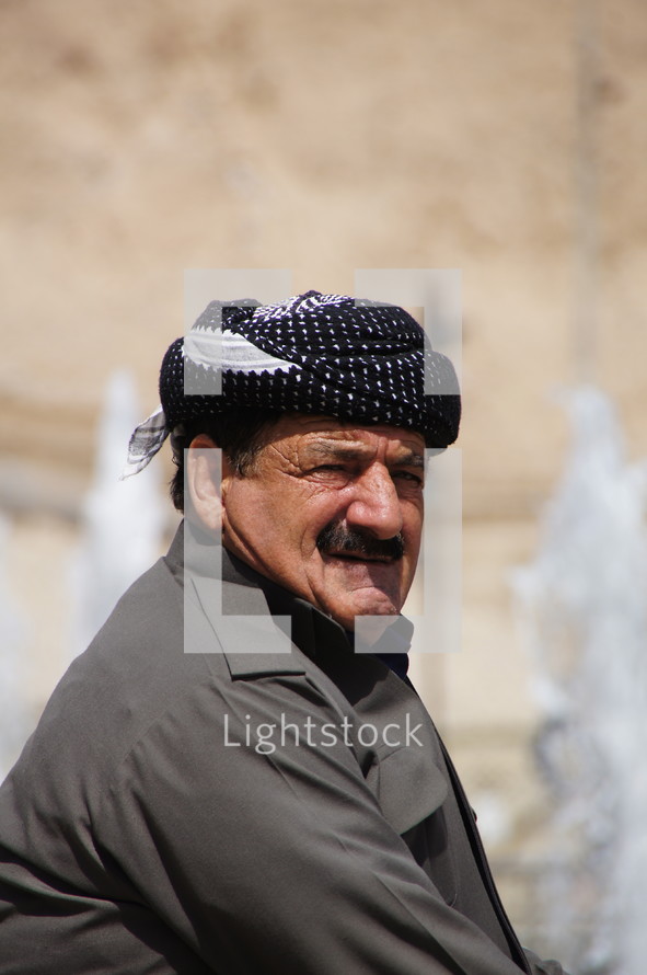 Kurdish man in Northern Iraq 