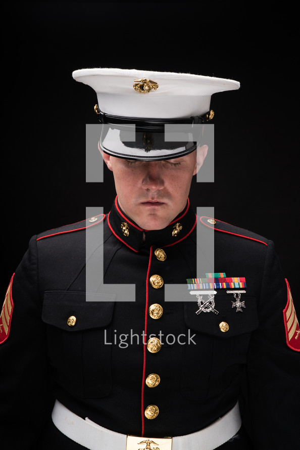 a soldier in Uniform 