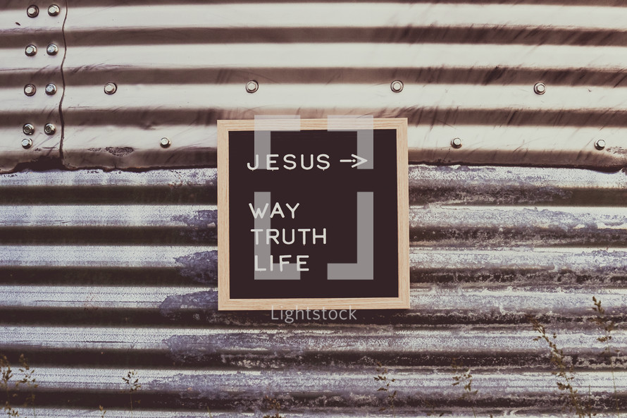 Jesus, way, truth, life 