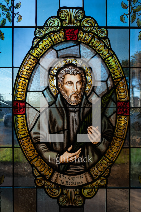 St Edmund Campion Martyr stained glass window