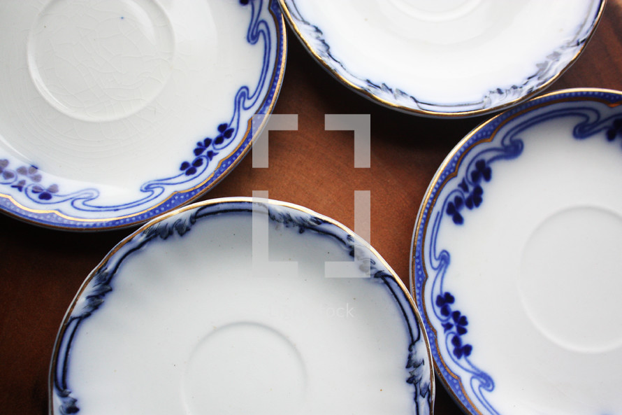 blue and white fine china 