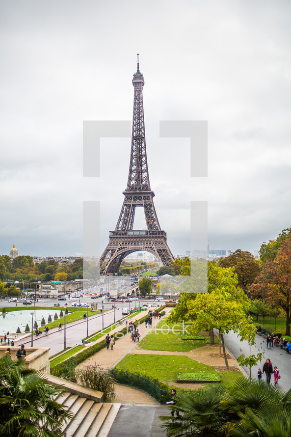 Eiffel Tower in France 