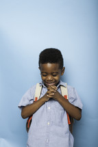 praying before the first day of school 