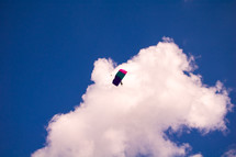 hang glider in the sky