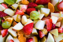 fruit salad background 
