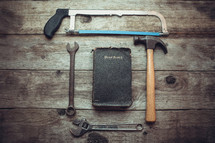 tools and Bible 