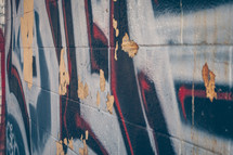 graffiti on a wall 