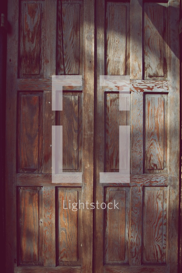 old wood doors
