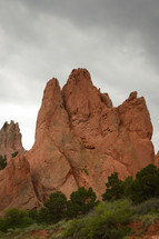 red rock formation