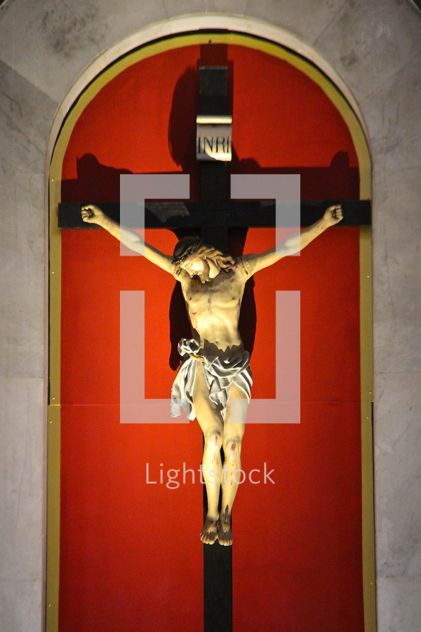 Crucifix of Christ on the cross