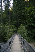 wooden footbridge 