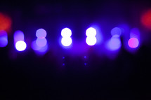 Blue and red stage lights subtly blurred 