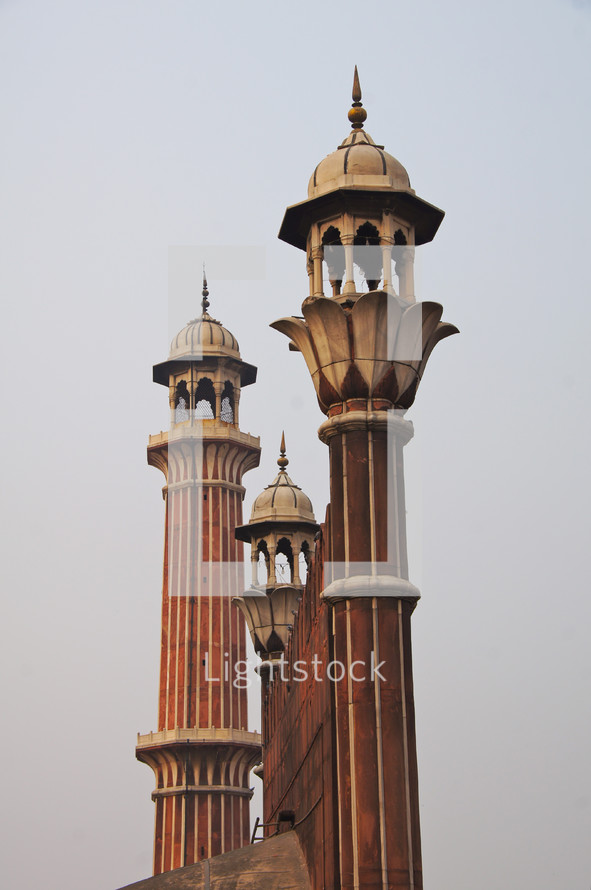 towers of a mosque
