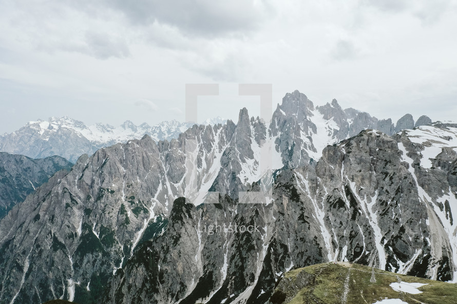 mountain landscape in the Dolomites in Italy