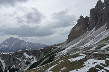 mountain landscape in the Dolomites in Italy