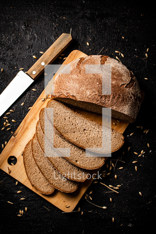 Fresh Bread on Table.