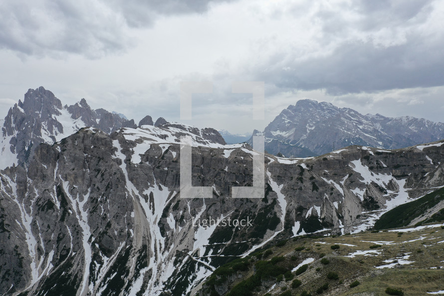 mountain landscape in the Dolomites in Italy