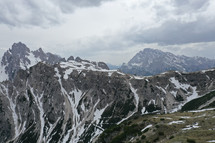 mountain landscape in the Dolomites in Italy