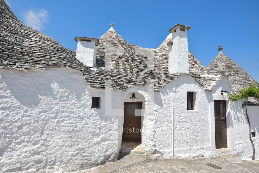 Trulli stone houses of Alberobello. Puglia, southern Italy