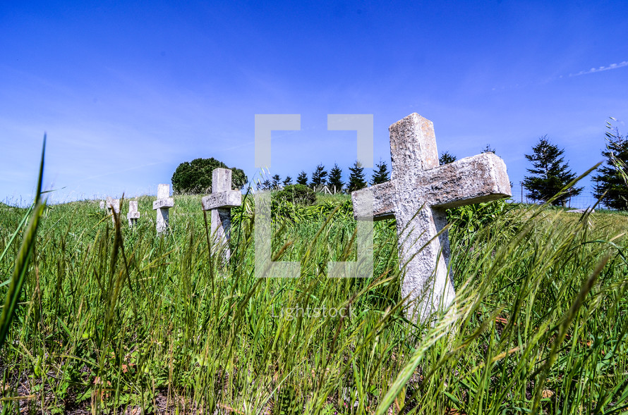 cross grave markers 