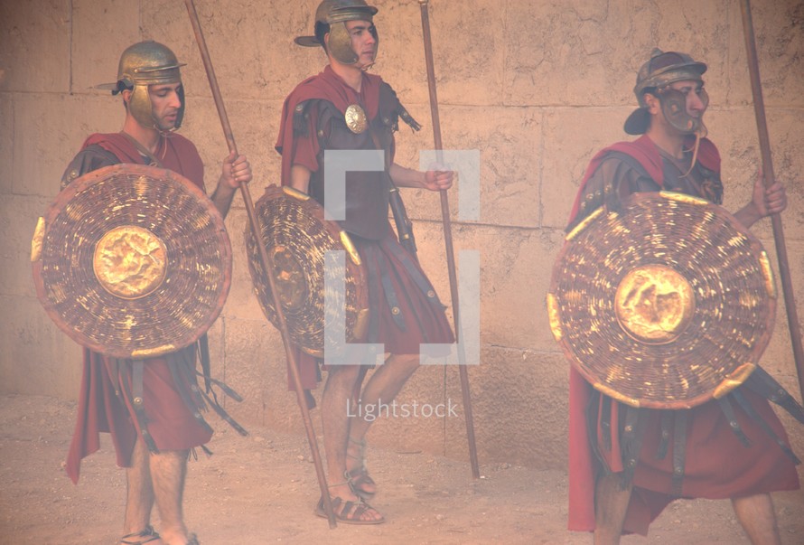 Roman soldiers 