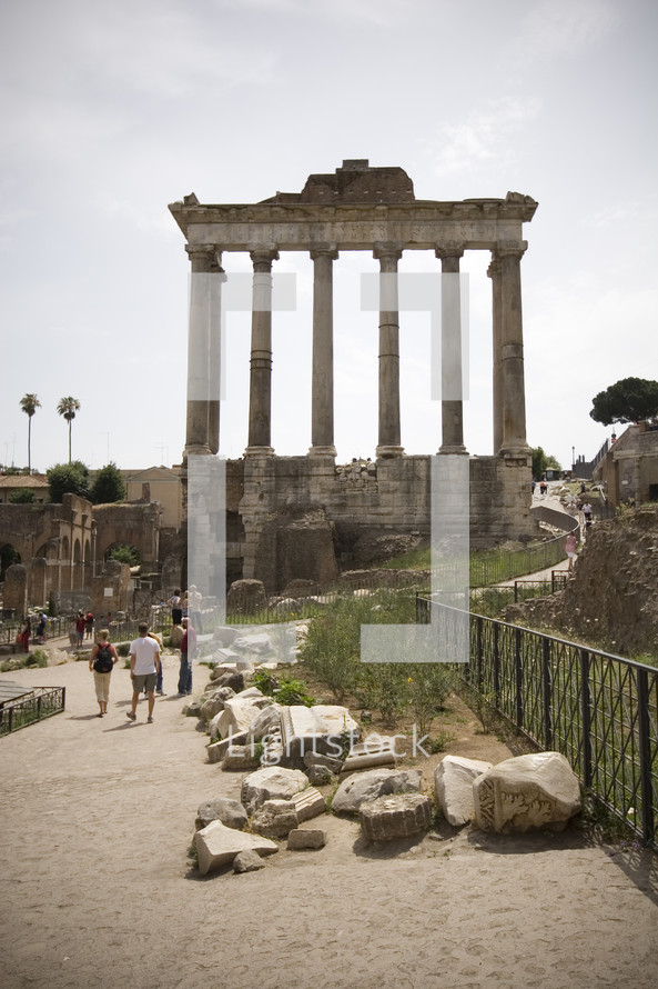 columns of a ruin