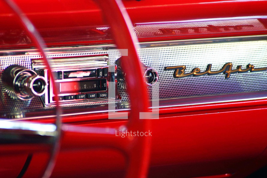 1957 Chevrolet Belair dash steering wheel