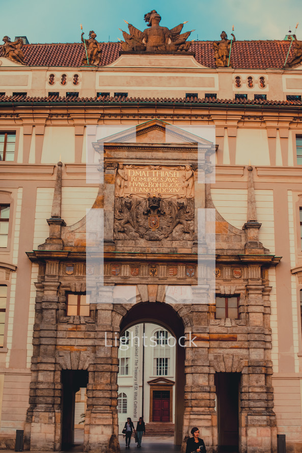 The Prague Vitruvias -- Matthias Gate at Prague Castle.