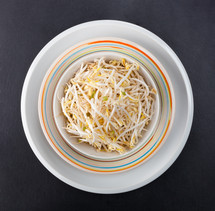 bowl of bean sprouts