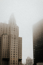 fog in New York City 