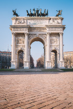 Arch in a Milan
