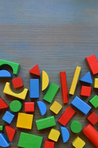 colorful wooden toy blocks 