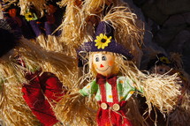 scarecrow in straw