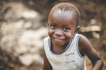 smiling African child 