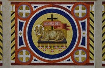Angus Dei lamb mosaic 