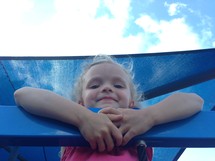 Girl on playground.