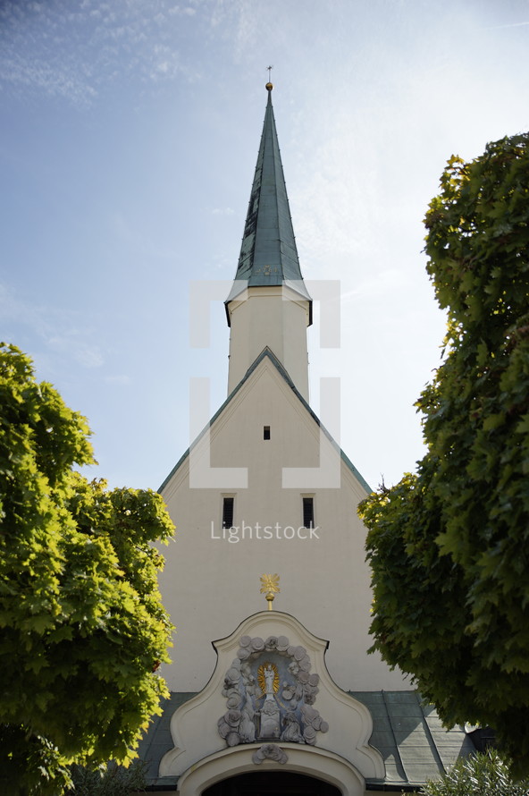 Church in Altoetting Bavaria Germany