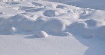 A January Morning Snow Drift