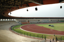 track around a stadium 