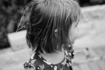 side profile of a girl child 
