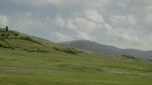 green hills in Montana 