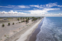 ocean shore in Mexico 