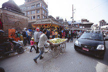 street vendors in Tibet 