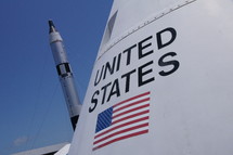 space rocket - flag 