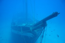 Sunken ship